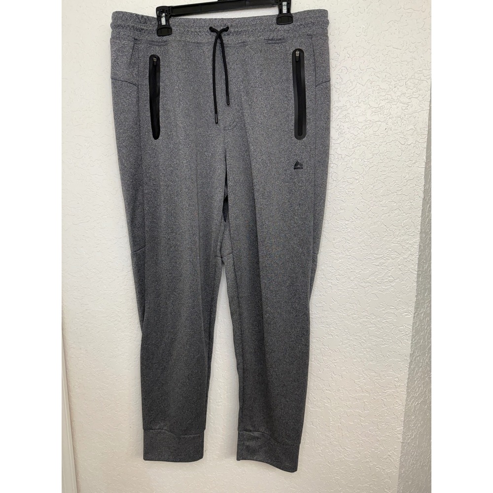 RBX Mens Athletic Jogger Sweatpants Activewear Training‎ Gray